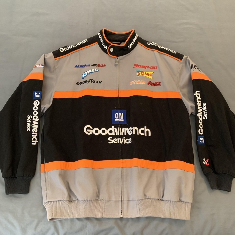 Kevin Harvick Jacket Mens XL Black‎ NASCAR Goodwrench Chase Authentics Rare